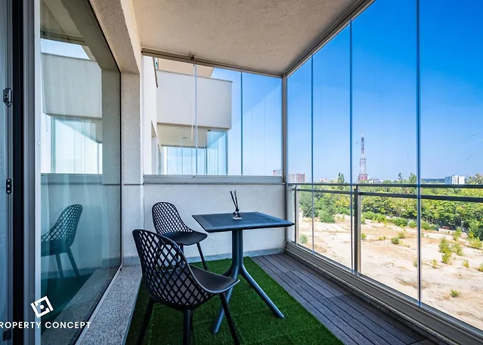 Luxury With Terrace And View 公寓 布加勒斯特